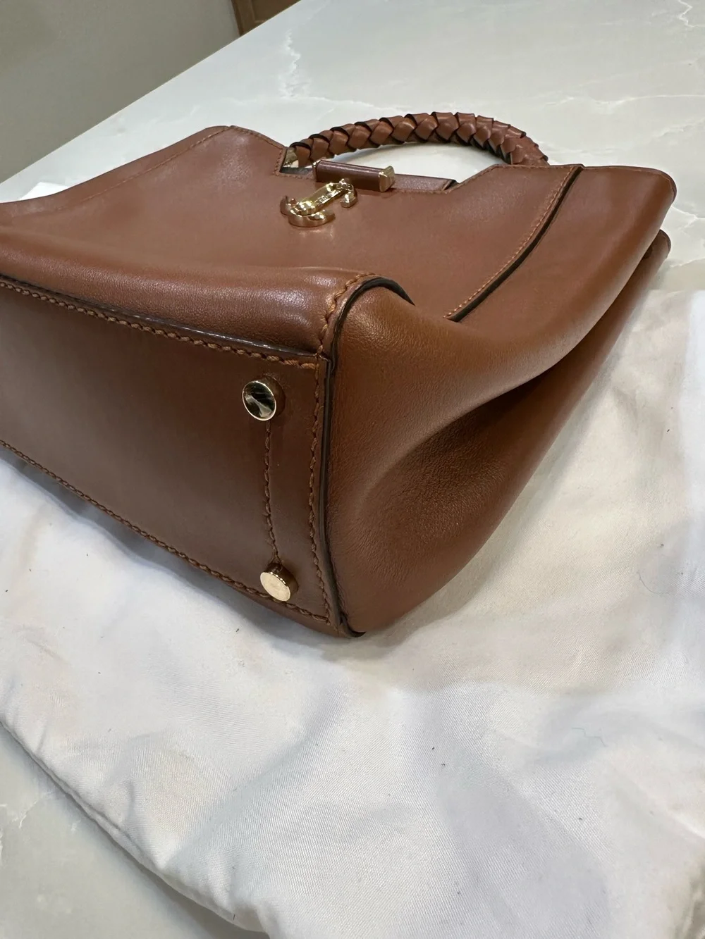 JIMMY CHOO VARENNE TOP HANDLE 2-WAY BAG